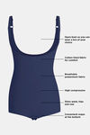 Zivame High Compression Short Length Shaper Bodysuit - Sky Captain — thumbnail 10